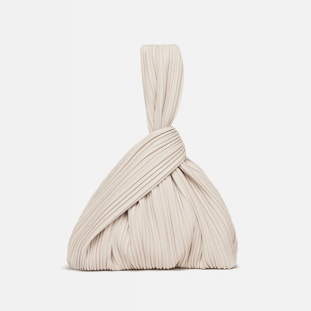Nanushka JEN Pleated Alt-Leather Bag - Vegan Leather Bag